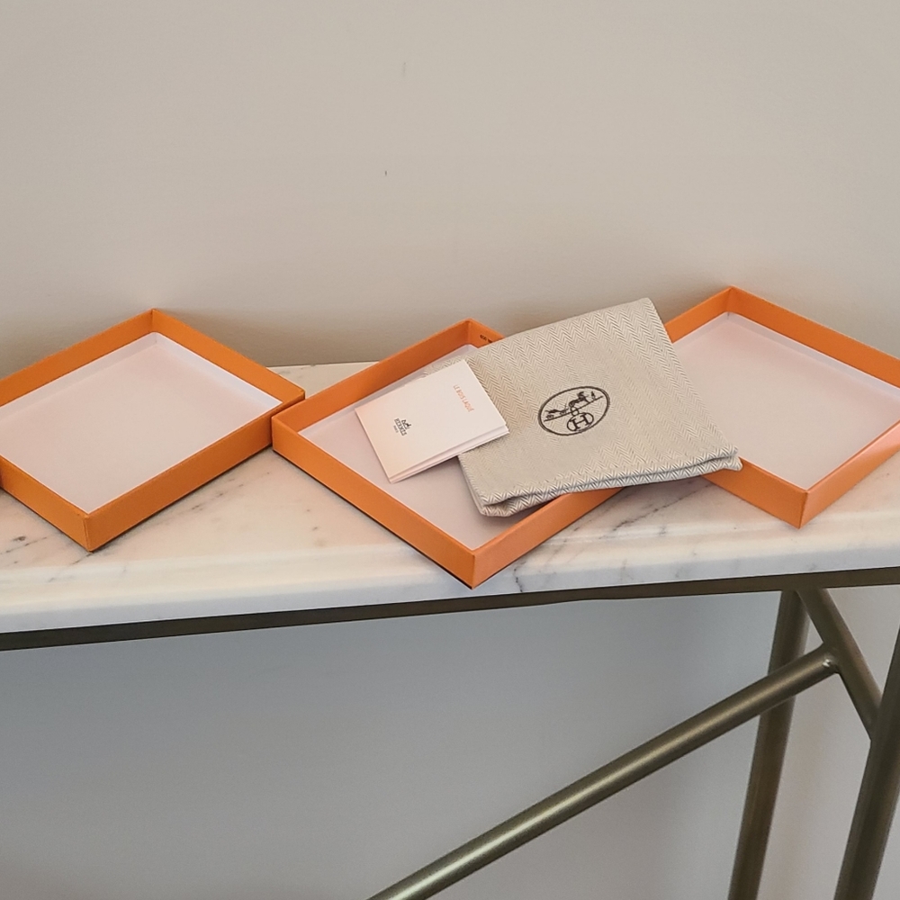 4 HERMES BOXES 💯 Authentic, 2 Cloth Bags - Picture 12 of 12